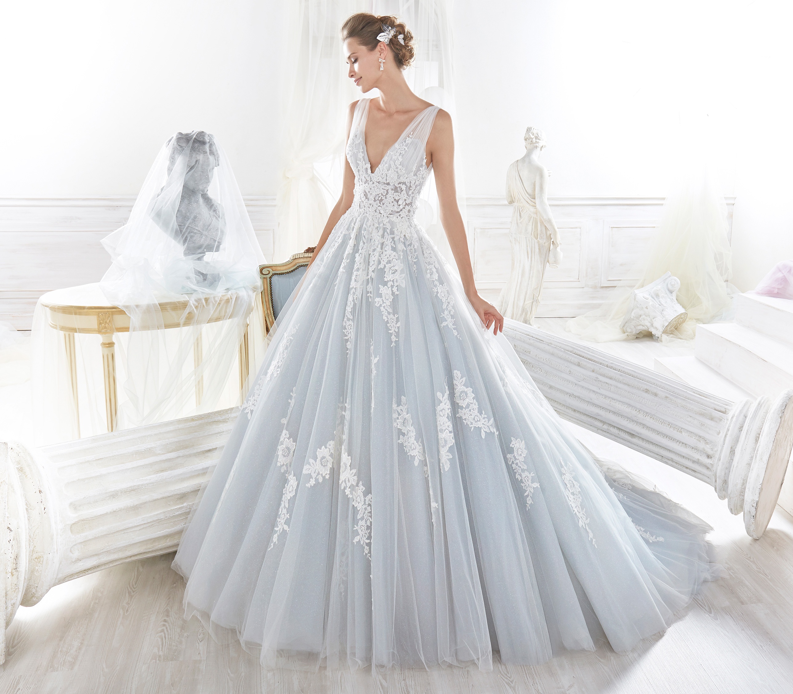 nicole-spose-NIAB18105-Nicole-moda-sposa-2018-blu polvere